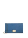 Furla Leather Crossbody Bag In Blue Cobalt