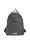 Kendall + Kylie Sloane Leather Backpack In Grey