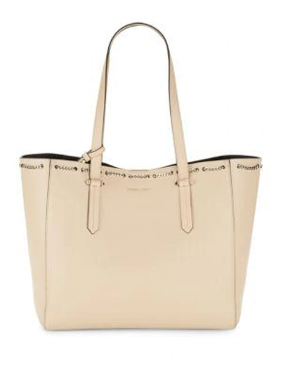 Kendall + Kylie Izzy Chain Tote In Cream Tan