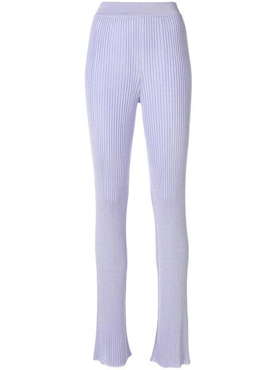 Emilio Pucci Ribbed Knit Trousers