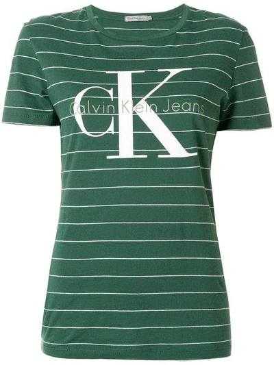 Calvin Klein Jeans Est.1978 Striped Logo T