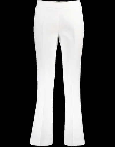 Giambattista Valli Cropped Flare Trousers In Avorio