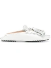 Tod's Gommino Loafers In White