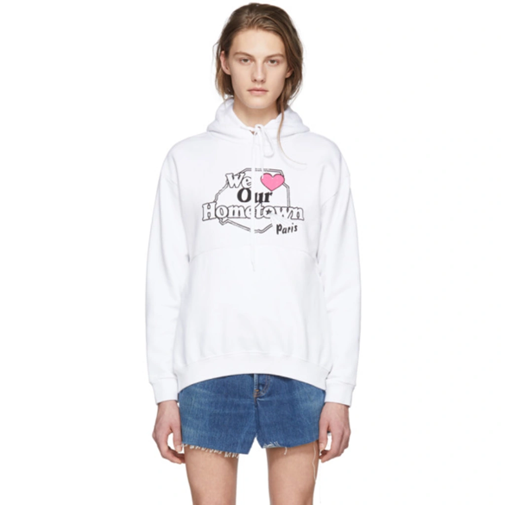 VETEMENTS - VETEMENTS ヴェトモン We Love Our Hometownパーカー Vetements Unstructured WE LOVE OUR HOMETOWN Hoodie women