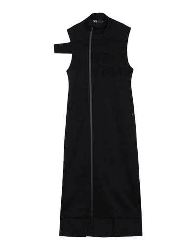 Y-3 3/4 Length Dress In Black