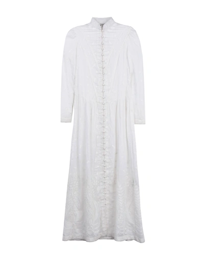 Talitha Long Dress In White