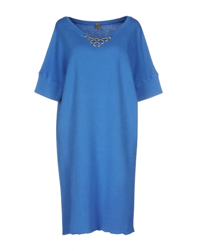 Jijil Short Dresses In Blue