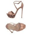 Le Silla Sandals In Pale Pink