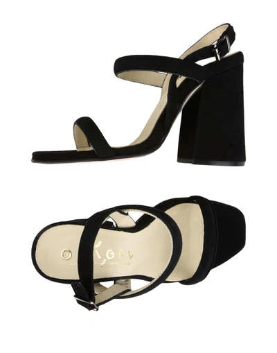 Ouigal Sandals In Black