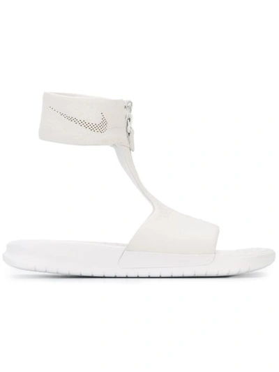Nike 'benassi Lux Cuff' Sandals In White | ModeSens