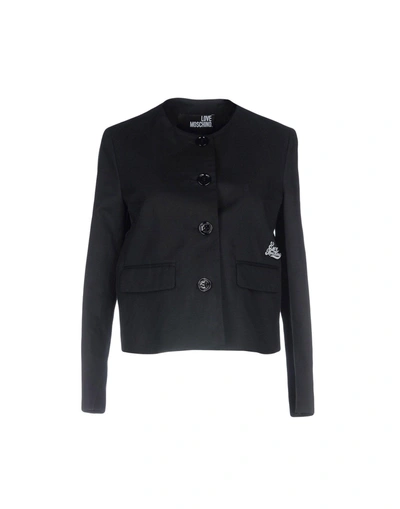 Love Moschino Blazer In Black