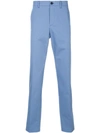 Prada Cuffed Straight Leg Chinos - Blau In Blue