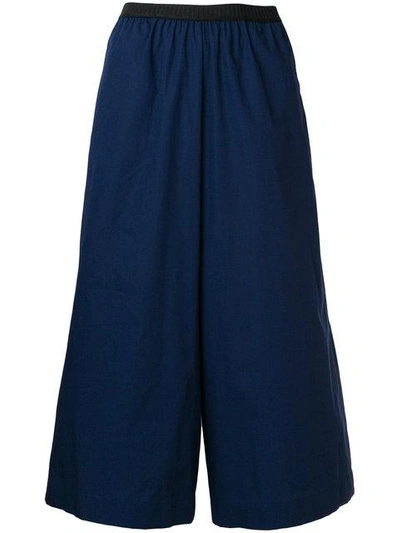 Antonio Marras Cropped Tailored Trousers - Blue