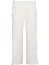 Jonathan Simkhai Cropped Trousers With Side Laces In Neutrals
