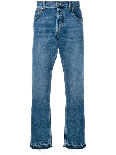 Alexander Mcqueen Classic Straight Jeans In 4001