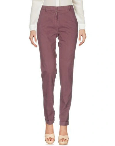 Incotex Pants In Deep Purple