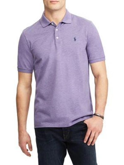 Polo Ralph Lauren Stretch Mesh Polo In Taylor Purple