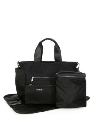 Saks Fifth Avenue Layette Nylon Diaper Bag In Black