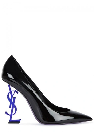 Saint Laurent Opyum Black Patent Leather Pumps