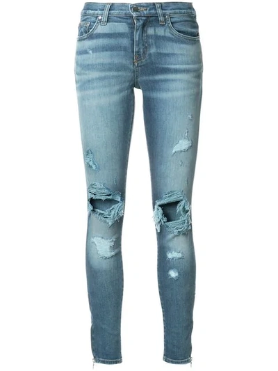 Amiri Thrasher Skinny Jeans In Medium Indigo