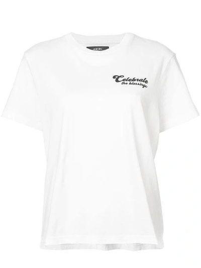 Amiri Celebrate Star-print T-shirt - White