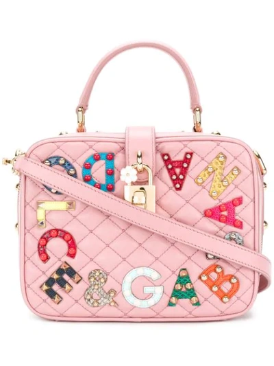 Dolce & Gabbana Dolce Soft Mini Tote Bag In Pink