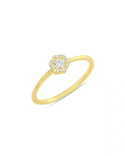 Ron Hami Pave Love Bolt Ring With Diamonds