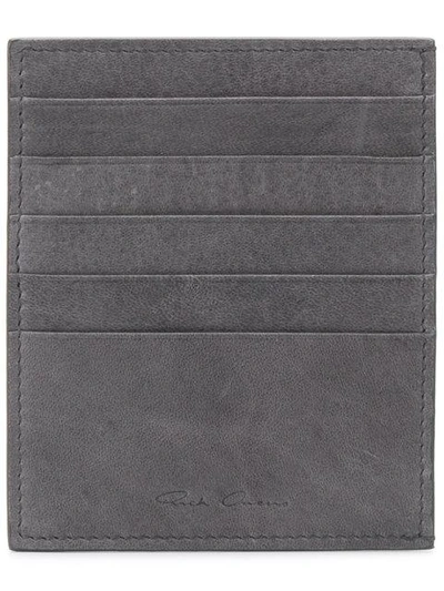 Rick Owens Classic Cardholder In 106 Iron