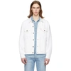 Levi's Levis White Denim Vintage Fit Trucker Jacket