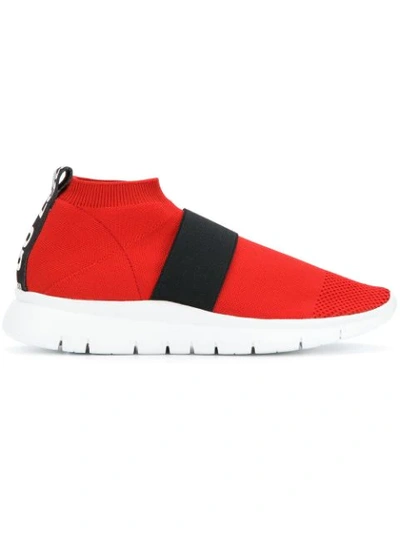 Joshua Sanders Pull-on Mesh Sneakers In Red