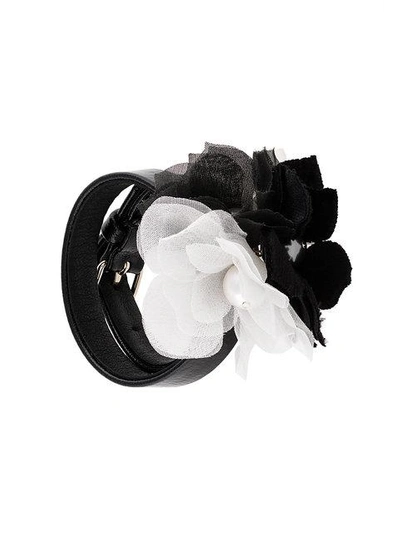 Lanvin Floral Embellished Wrap Bracelet