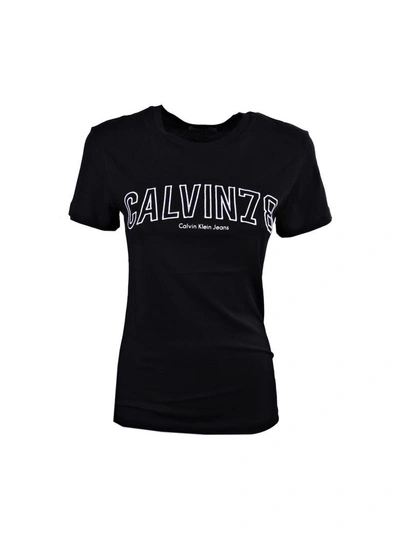 Calvin Klein Jeans Est.1978 Short Sleeve T-shirt In Ck Black