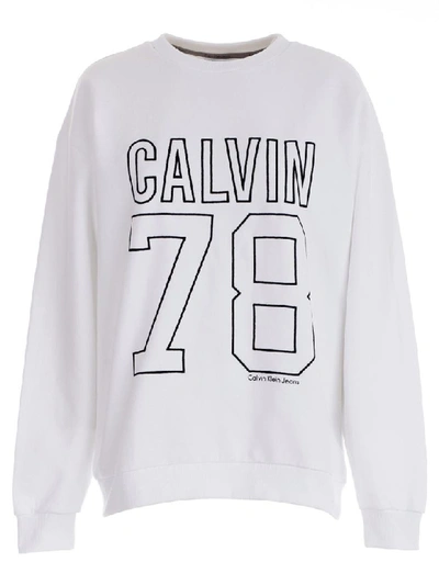 Calvin Klein Jeans Est.1978 Fleece In White