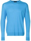 Prada Classic Crew Neck Sweater - Blue