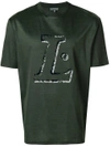 Lanvin L Printed T-shirt In Verde