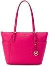 Michael Michael Kors Jet Set Tote In Pink