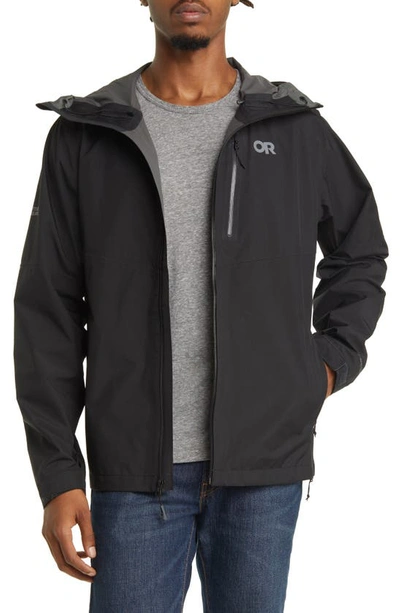 Outdoor Research Foray Ii Waterproof Jacket In Black