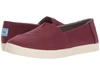 Toms Avalon Slip-on, Black Cherry Coated Canvas