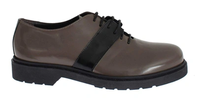 Ai_ Leather Laceups Shoes In Gray