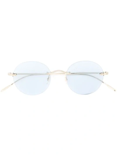 Oliver Peoples Keli Glasses In Metallic