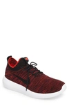 Nike Roshe Two Flyknit V2 Sneaker In Chile Red/ Black