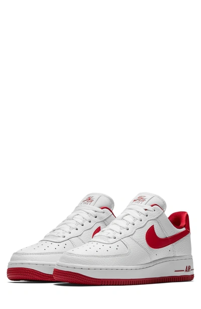 Nike Air Force 1 '07 Se Sneaker In White/ Speed Red