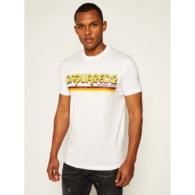Dsquared² Printed  T-shirt In White