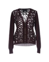 Philipp Plein Cardigan In Deep Purple