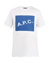 Apc Kraft Logo-print Cotton T-shirt In White