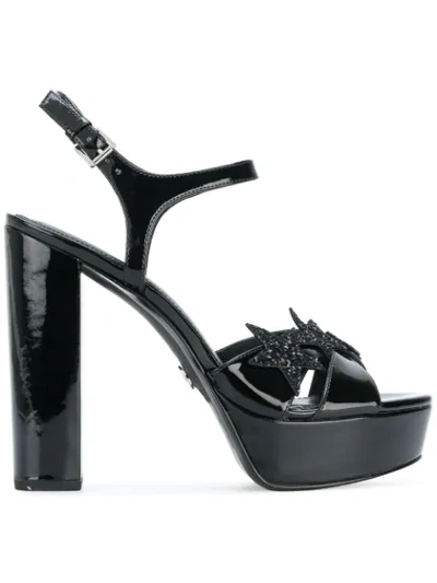 Michael Michael Kors Lexie Sandals In Black