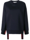 Stella Mccartney Black All Is Love Side Ribbon Sweatshirt