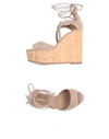 Le Silla Sandals In Grey