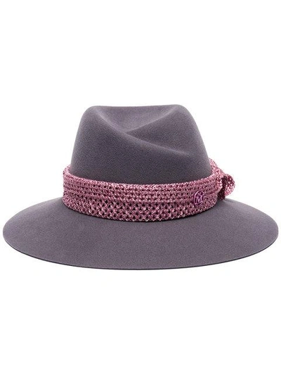 Maison Michel Grey Virginie Wool Felt Hat