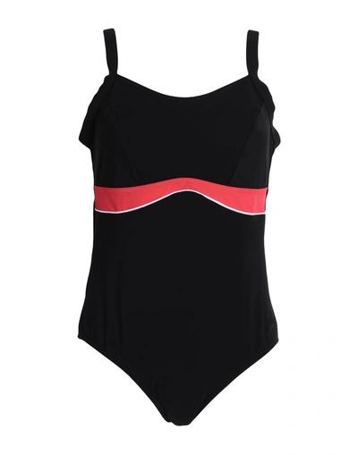 Speedo One-piece Swimsuits In Black